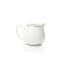 330ml White & Gold Rim Milk Jug