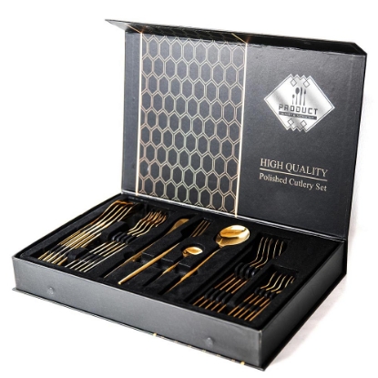 Cutlery Set * 23 Piece Gold Plated * 