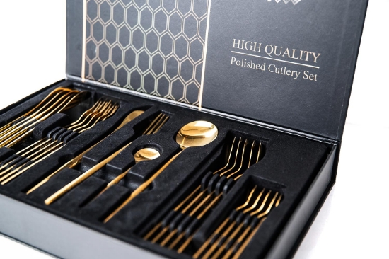 Cutlery Set * 23 Piece Gold Plated * 