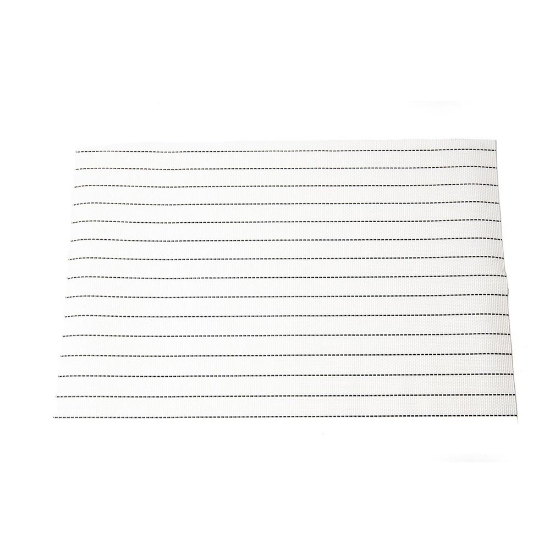 Place-mat Set (4) * White + Black 