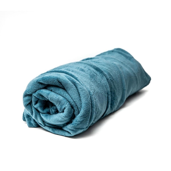 Fleece Blanket Throw * Blue