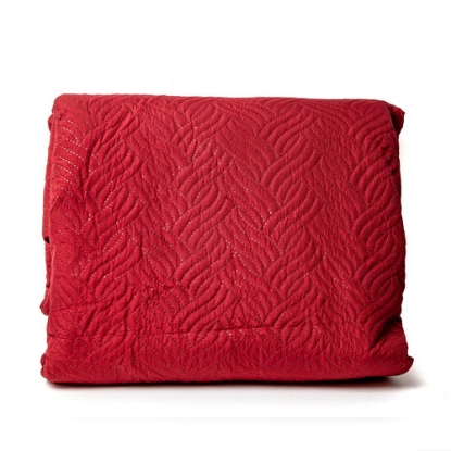 Quilt Throw * Double * Wine Red