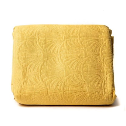 Quilt Throw * Double * Muted Yellow